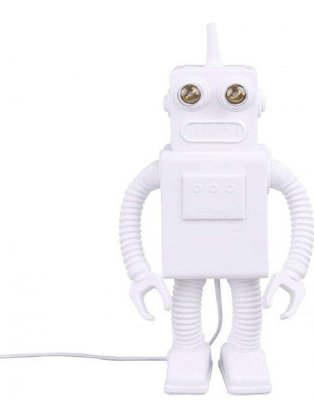 Φωτιστικό Επιτραπέζιο Robot 14710 21x12,5x40,5cm E14 White Seletti