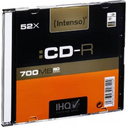 Δίσκοι CD/DVD Intenso CD-R 700MB 1τμχ