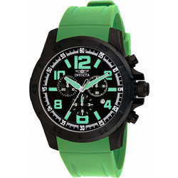 Invicta Specialty Ανδρικό Ρολόι Χρονογράφος με Πράσινο Καουτσούκ Λουράκι 1920