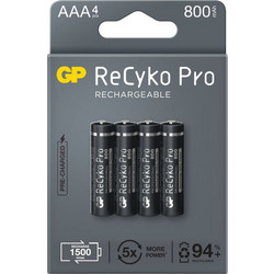 Gp Recyko Pro AAA 800mAh 4τμχ