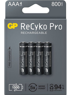 Gp Recyko Pro AAA 800mAh 4τμχ