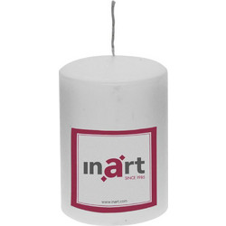 Κερί Παραφίνης λευκό 7x10cm Inart 3-80-474-0004