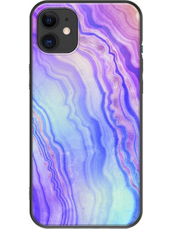 Θήκη Agate Stone - Neon iPhone 11 Black TPU (Μαύρη Σιλικόνη)