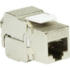 LogiLink Keystone Module Insert STP RJ45/LSA Cat.6a ToolFree Silver NK4001