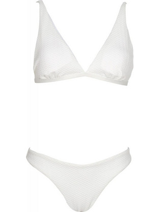 Gsecret Bikini Set Τριγωνάκι με Ενίσχυση Λευκό 5016-18850