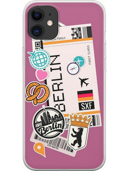 Θήκη Ticket To Berlin iPhone 11 Flexible TPU (Διάφανη Σιλικόνη)