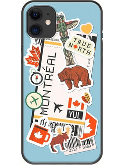 Θήκη Ticket To Montreal iPhone 11 Black TPU (Μαύρη Σιλικόνη)