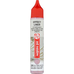 Χρώμα Effect Liner Art Creation Royal Talens 28ml Glitter Copper 8905