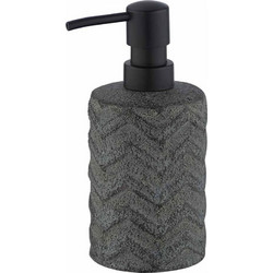 Wenko Επιτραπέζια Κεραμική Σαπουνοθήκη (Dispenser) Γκρι, 250ml, Mantua - 243241121