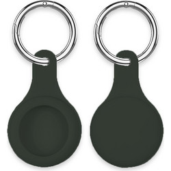 Apple AirTag Silicon Key Ring - Σκούρο Πράσινο