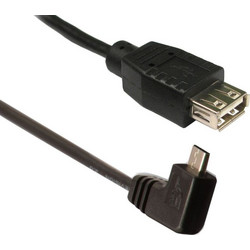POWERTECH CAB-U026 καλώδιο Micro USB σε USB , γωνιακό 90 1.5m