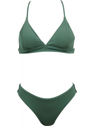 Gsecret Bikini Set Τριγωνάκι με Ενίσχυση Πράσινο LS2129-19948