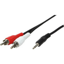 Cable Audio 1x3,5 M to 2xRCA M 5,0m