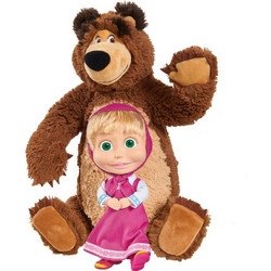 Simba Masha & The Bear Σετ Αρκούδα & Κούκλα