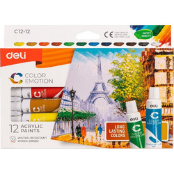 DELI ΤΕΜΠΕΡΑ 12ml COLOR EMOTION 12ΤΕΜ. 231006103