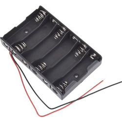 6 x AA battery holder (without DC connector)
