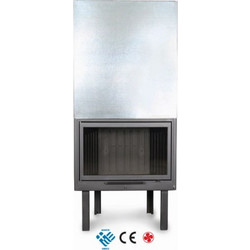 Warm WA 70 D Ενεργειακό Τζάκι Αερόθερμο Ξύλου Ίσιο 14.17kW