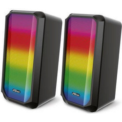 Element SP-80BT Ηχεία Υπολογιστή 2.0 5W με Bluetooth & RGB Φωτισμό Black