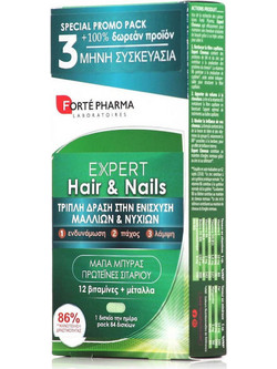 Forte Pharma Expert Hair Nails Συμπλήρωμα Διατροφής κατά της Τριχόπτωσης 84 Ταμπλέτες