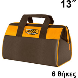 Τσάντα Εργαλειοθήκη 13'' Ingco HTBG281328 - 6 Θέσεων HTBG281328