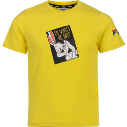 Fila Lawalde Παιδικό T-Shirt Κοντομάνικο Κίτρινο FAK0042-20001