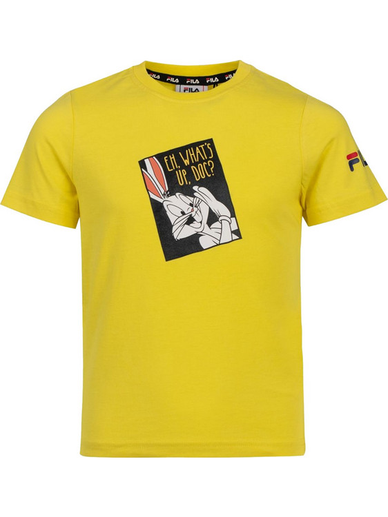 Fila Lawalde Παιδικό T-Shirt Κοντομάνικο Κίτρινο FAK0042-20001