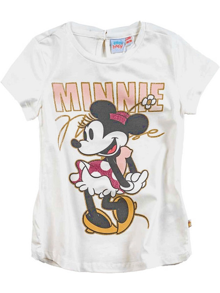 Βρεφική μπλούζα Disney για κορίτσια Minnie άσπρο