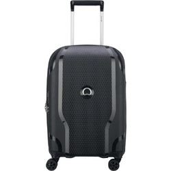 Delsey Clavel Βαλίτσα Καμπίνας 55x35x25cm με 4 Ρόδες Μαύρη