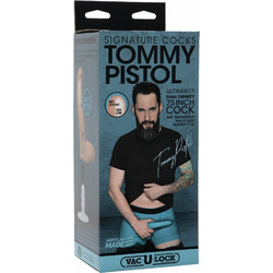 Doc Johnson Tommy Pistol Ρεαλιστικό Dildo με Βεντούζα & Όρχεις 19.7cm Vanilla