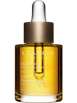 Clarins Lotus Face Treatment Oil Βιολογικό Λάδι Προσώπου για Ανάπλαση 30ml