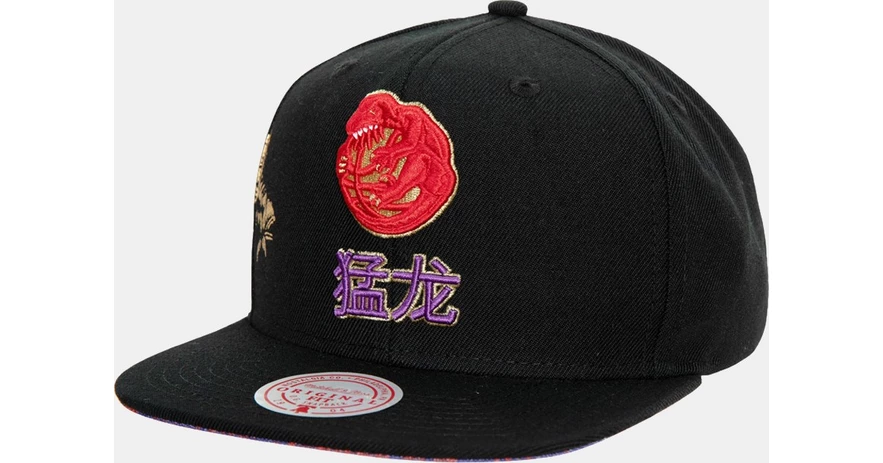 Mitchell & Ness Toronto Raptors Water Tiger HWC Snapback Black