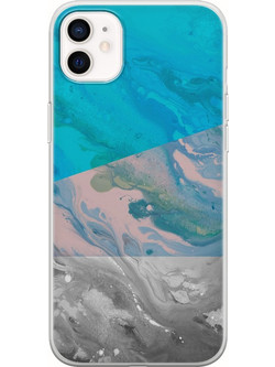 Θήκη Water Marble iPhone 12 mini Flexible TPU (Διάφανη Σιλικόνη)