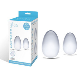 Yoni Eggs Glass 2 Piece Set