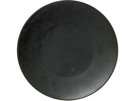 Cryspo Trio Πιάτο Ρηχό Πορσελάνης Black Matte 27cm
