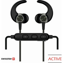 Swissten Active Ακουστικά Bluetooth In Ear Black