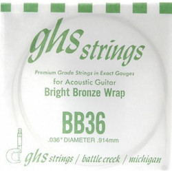 GHS BB36 Χορδή Ακουστικής Κιθάρας Bronze 36" Light Tension