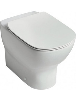 Λεκάνη Τουαλέτας Υψηλής πίεσης Ideal Standard TESI II T007701 με Κάλυμα Slim Απλό