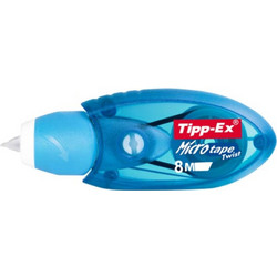 Διορθωτική ταινία Tipp-ex micro tape twist 8mX5mm μπλε (502438)