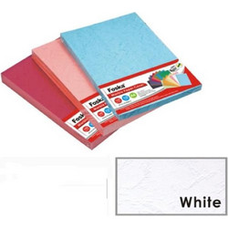ΦΥΛΛΑ ΒΙΒΛΙΟΔΕΣΙΑΣ Α4 ΤΥΠΟΥ LEATHER 230gr ΛΕΥΚΟ 118PC3004-2W
