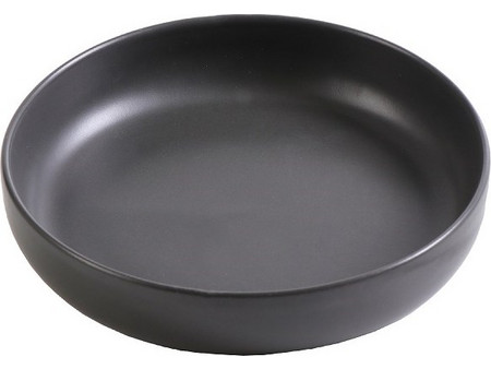Espiel Πιάτα Βαθιά Πορσελάνης Step Terra Matt Black 20cm 6τμχ TLM140K6