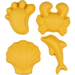 Scrunch Σετ Καλούπια Άμμου Pastel Yellow