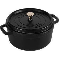 Staub La Cocotte Round Κατσαρόλα Black 20cm 40509-487-0