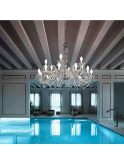 Φωτιστικό Οροφής-Πολυέλαιος S18WPREMIUM 106x150cm 39W Dimmable TRIAC Clear Masiero
