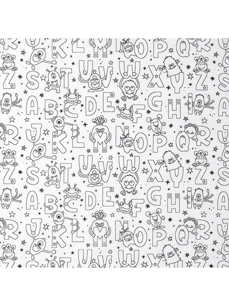 Σεντονόπανο με το μέτρο Colour Me Little Monsters 100% Cotton Φ.1,50m