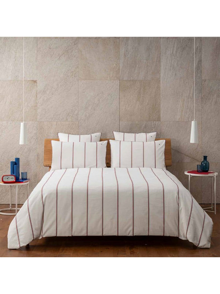 Μαξιλαροθήκη James 9503442 White Tommy Hilfiger 50X80 100% Βαμβάκι