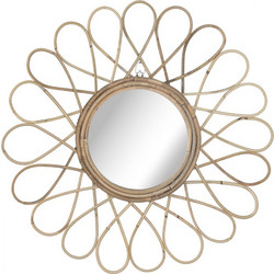 Καθρέπτης Rattan 47εκ