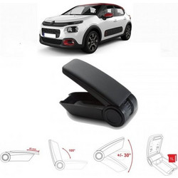 Κονσόλα Χειροφρένου Τεμπέλης Armster OE1 Για Citroen C3 2017+ Χωρίς Εργοστασιακό Τεμπέλη Μαύρο Χρώμα 0024486