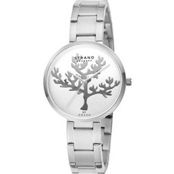 Strand by Obaku Γυναικείο Ρολόι με Ασημί Μεταλλικό Μπρασελέ S700LXCISC-DCR