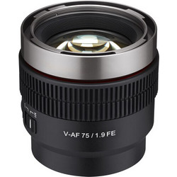 Samyang V-AF 75mm f/1.9 FE Sony E