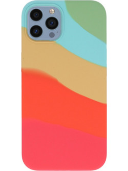 Vivid Liquid Back Cover Rainbow Waves (iPhone 13 Pro)